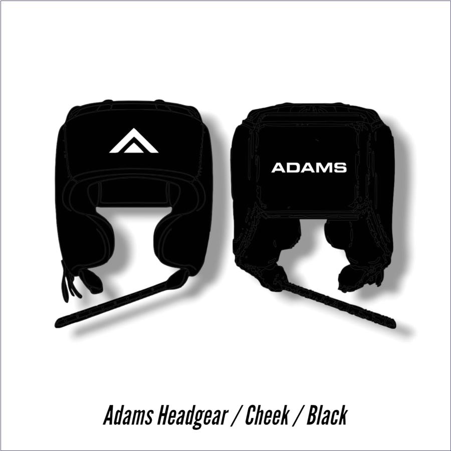  Adams Footwear Black Head Gear ADAMS SPARRING HEADGEAR [ PRE ORDER AUGUST 30TH ]